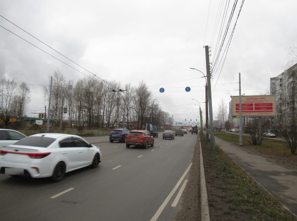 Фотография рекламного носителя, тип: Билборд 3x6, адрес: Ленинградский пр-т., д.72, Ярославль, Ярославская область, Россия. Сторона А1-A3 №523394