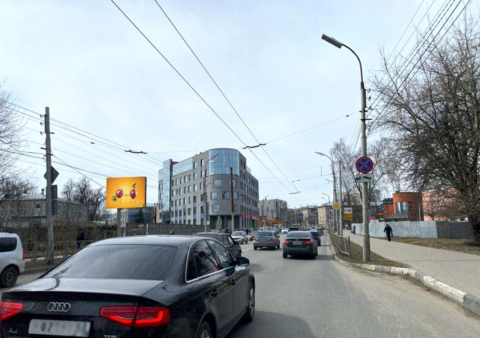 Фотография рекламного носителя, тип: Ситиборд 2.7x3.7, адрес: Семашко ул., д.3, корп.3, Рязань, Рязанская область, Россия. Сторона Б №1075602