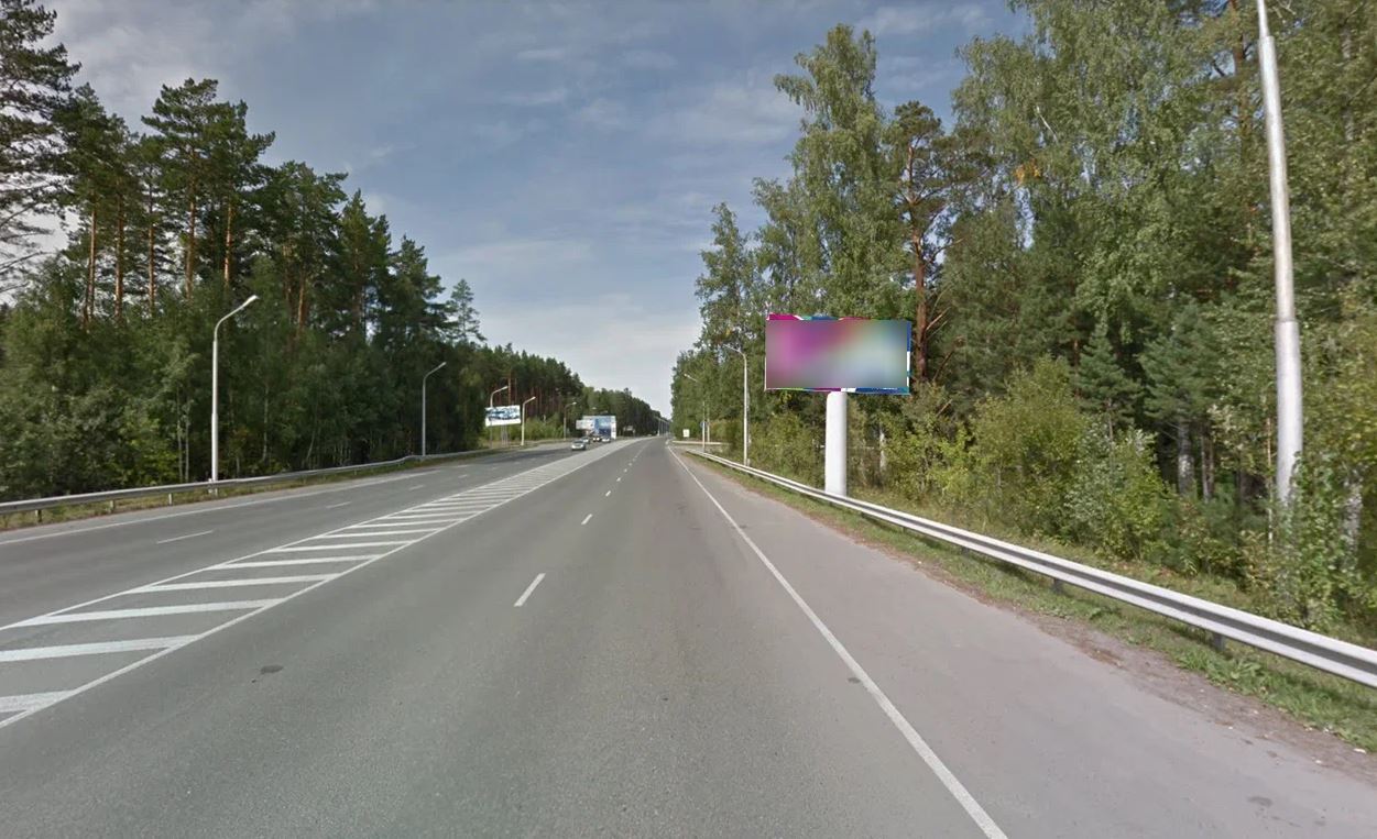 Фотография рекламного носителя, тип: Билборд 3x6, адрес: Северская а/д, 1 500м, Томск, Томская область, Россия. Сторона A №1008048