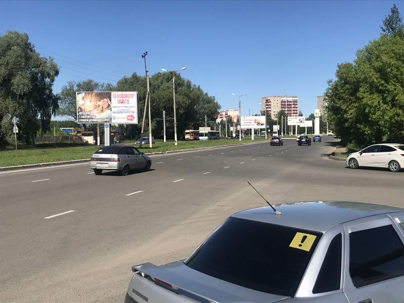 Фотография рекламного носителя, тип: Билборд 3x6, адрес: Вокзальная ул., Х Ахтубинская ул., Нижнекамск, Республика Татарстан, Россия. Сторона А2 №773793