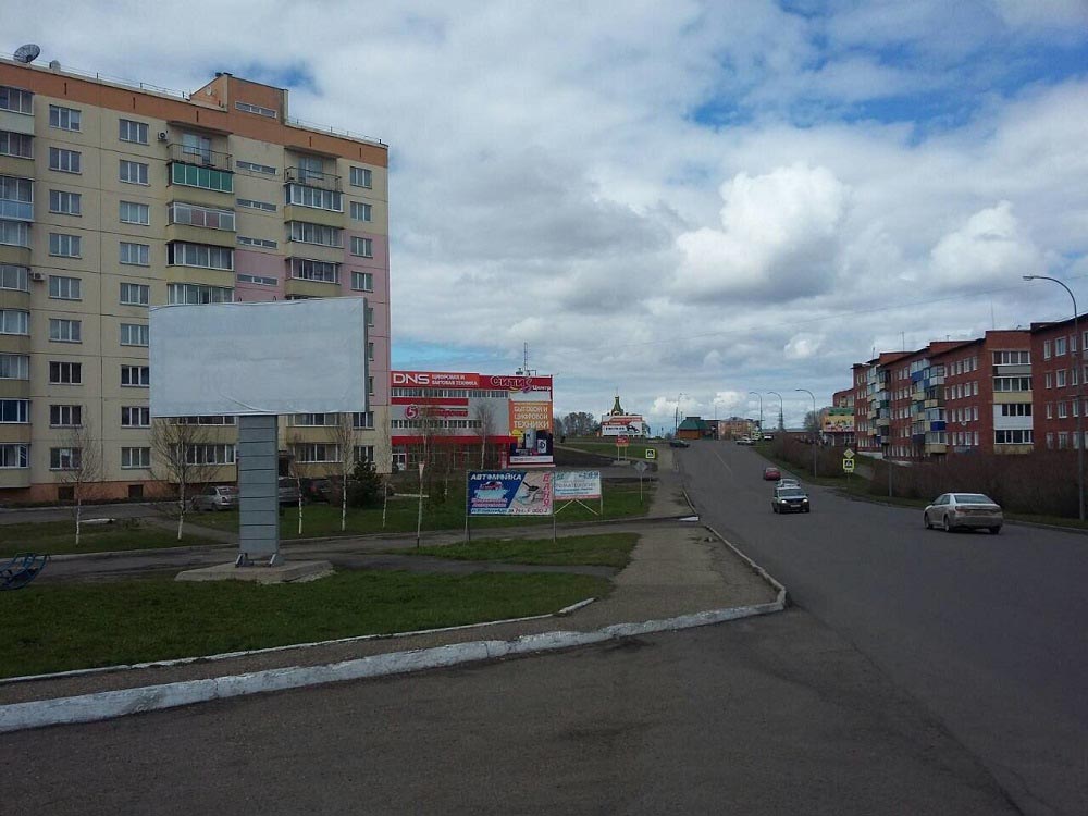 Фотография рекламного носителя, тип: Билборд 3x6, адрес: Желябова ул., д.32, Анжеро-Судженск, Кемеровская область, Россия. Сторона Б №847071