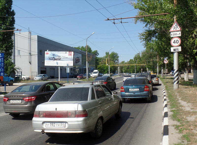 Фотография рекламного носителя, тип: Билборд 3x6, адрес: Шехурдина ул., д.54, Саратов, Саратовская область, Россия. Сторона Б №819366