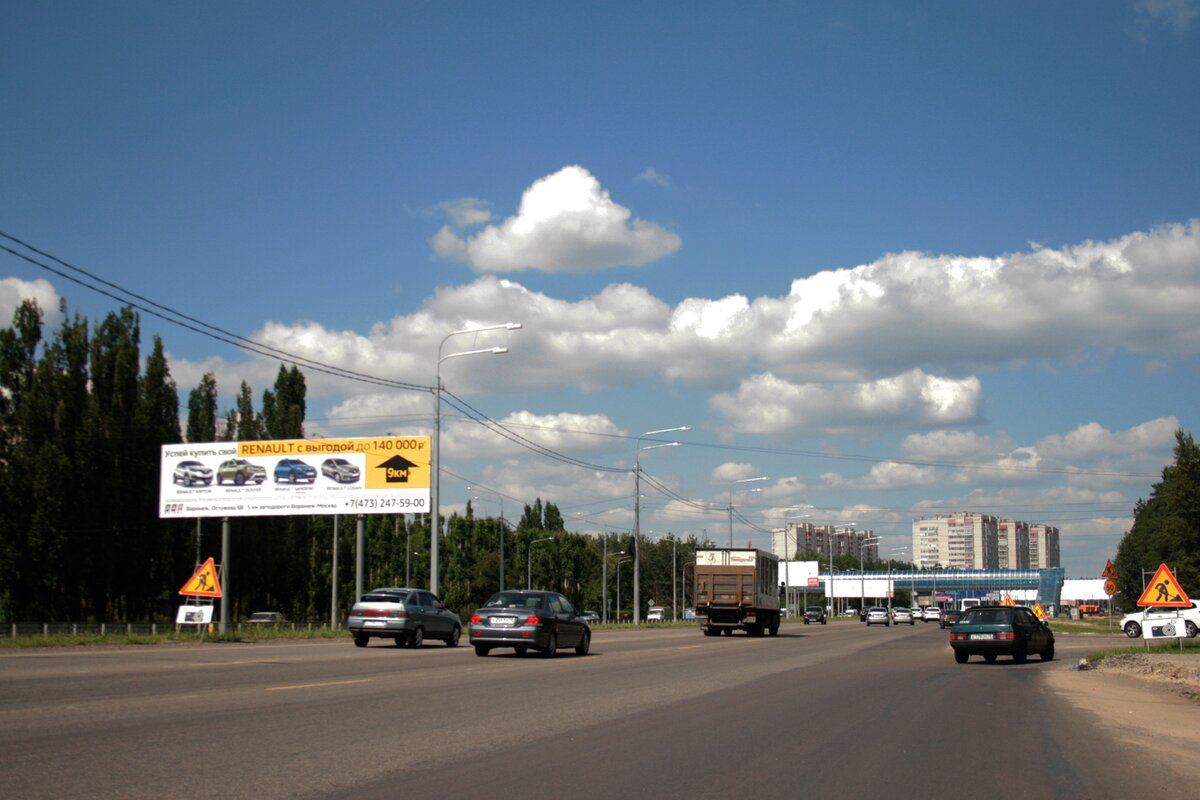 Фотография рекламного носителя, тип: Суперсайт 3x12, адрес: А-134 а/д., 450м, Воронеж, Воронежская область, Россия. Сторона Б №704864