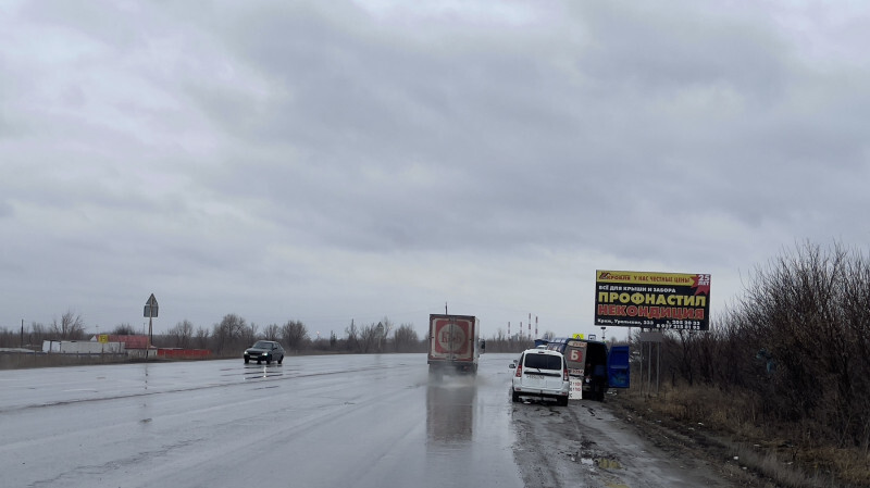 Фотография рекламного носителя, тип: Билборд 3x6, адрес: Воскресенка с., база стройматериалов, Самара, Самарская область, Россия. Сторона A №613651