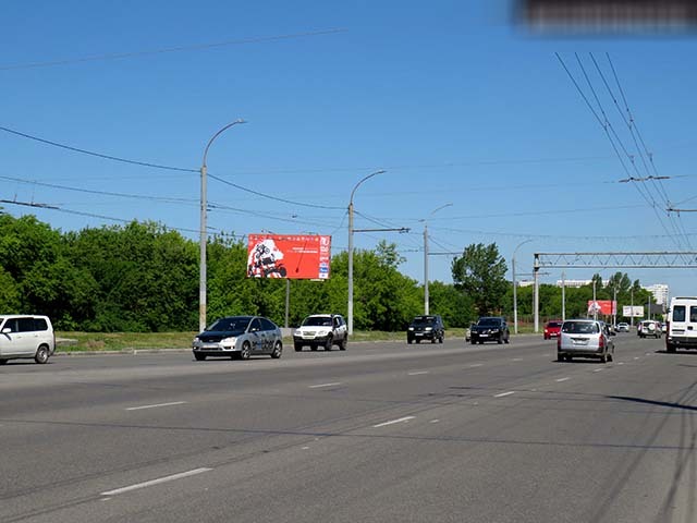 Фотография рекламного носителя, тип: Билборд 3x6, адрес: Енисейская ул., развязка, поз.1, Омск, Омская область, Россия. Сторона Б №617018