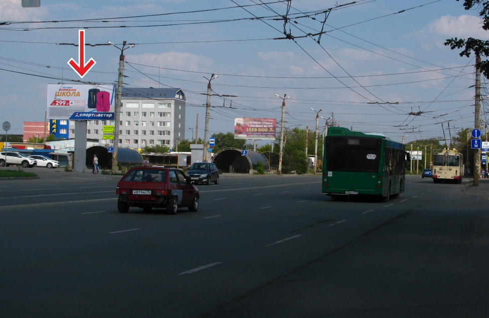 Фотография рекламного носителя, тип: Билборд 3x6, адрес: Ленина пр-т., д.2, поз.1, Челябинск, Челябинская область, Россия. Сторона В №373793