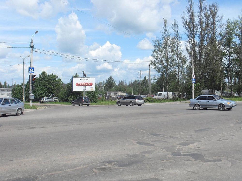 Фотография рекламного носителя, тип: Билборд 3x6, адрес: Попова ул. Х Индустриальная ул., Смоленск, Смоленская область, Россия. Сторона А №749248