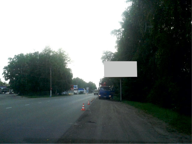 Фотография рекламного носителя, тип: Билборд 3x6, адрес: Космонавтов ул., напротив АЦ “Бекас”, Новомосковск, Тульская область, Россия. Сторона А №364326