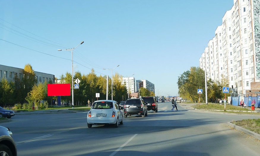 Фотография рекламного носителя, тип: Билборд 3x6, адрес: Нефтяников ул., д.72, Мегион, Ханты-Мансийский автономный округ – Югра, Россия. Сторона Б №675252