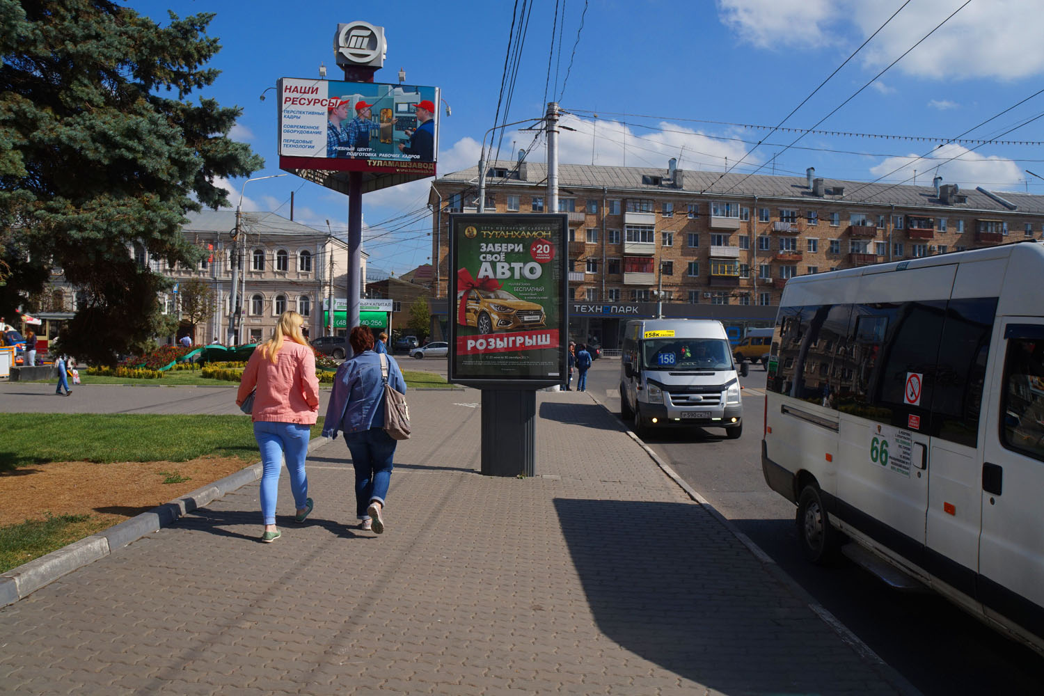 Фотография рекламного носителя, тип: Ситиформат 1.8x1.2, адрес: Красноармейский пр-т., д.2, Тула, Тульская область, Россия. Сторона B №805854