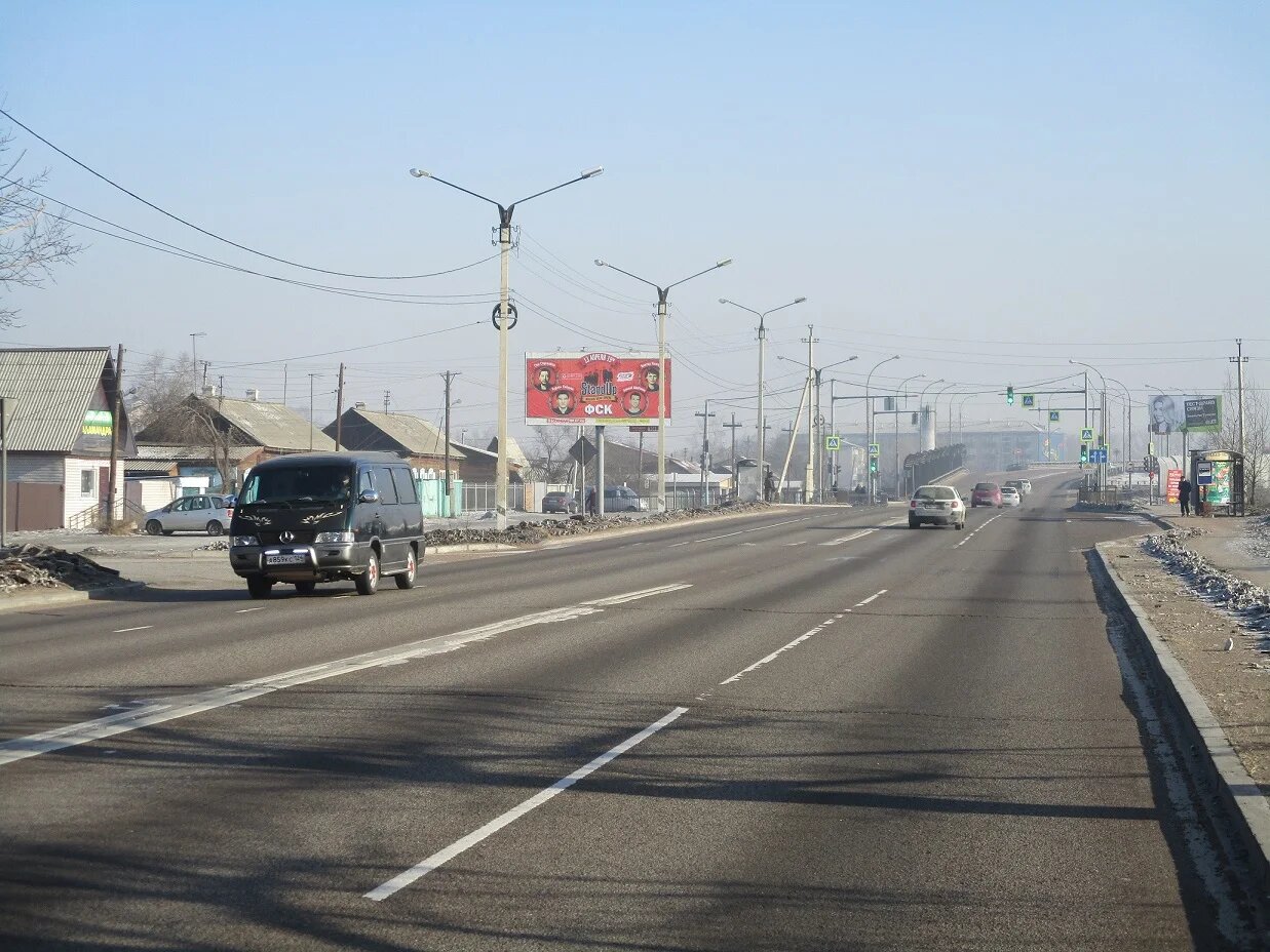 Фотография рекламного носителя, тип: Билборд 3x6, адрес: Дорожная ул. Х Строителей ул., Улан-Удэ, Республика Бурятия, Россия. Сторона B №851048