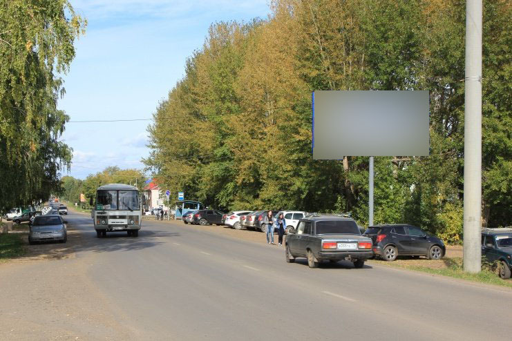 Фотография рекламного носителя, тип: Билборд 3x6, адрес: Чистополь г., К.Маркса ул., д.164, Казань, Республика Татарстан, Россия. Сторона A №685606
