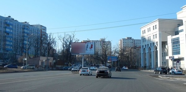 Фотография рекламного носителя, тип: Билборд 3x6, адрес: Океанский пр-т., д.165, Владивосток, Приморский край, Россия. Сторона Б №767263