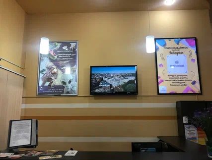 Фотография рекламного носителя, тип: Видеоэкран, адрес: Фитнес-центр «Fitness House в Лахте», Лахтинский пр-т., д.85, Санкт-Петербург, Россия. Сторона/вариант 1 №981088