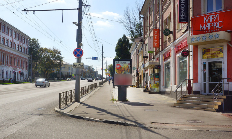 Фотография рекламного носителя, тип: Ситиформат 1.8x1.2, адрес: Ленина пр-т., д.30 Х Каминского ул., Тула, Тульская область, Россия. Сторона A1-A4 №805877