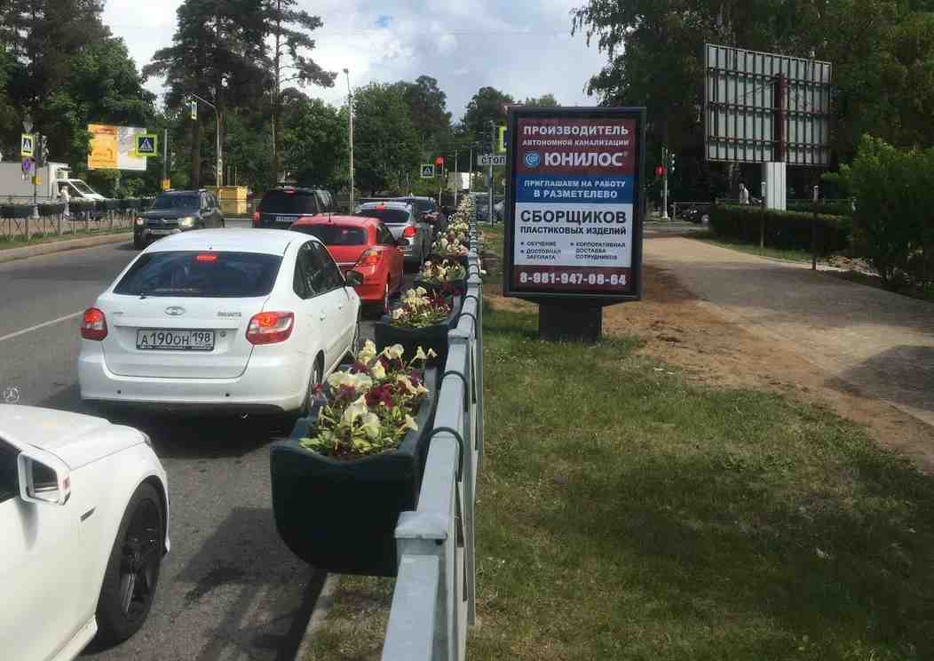 Фотография рекламного носителя, тип: Ситиформат 1.8x1.2, адрес: Всеволожск г., Ленинградская ул., д.29, Ленинградская область, Россия. Сторона A №1047070