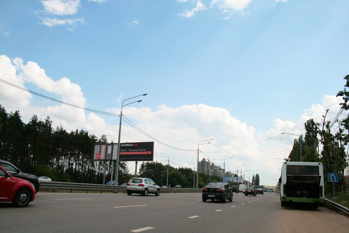 Фотография рекламного носителя, тип: Суперсайт 3x12, адрес: А-134 а/д., 593м, Воронеж, Воронежская область, Россия. Сторона А №704865