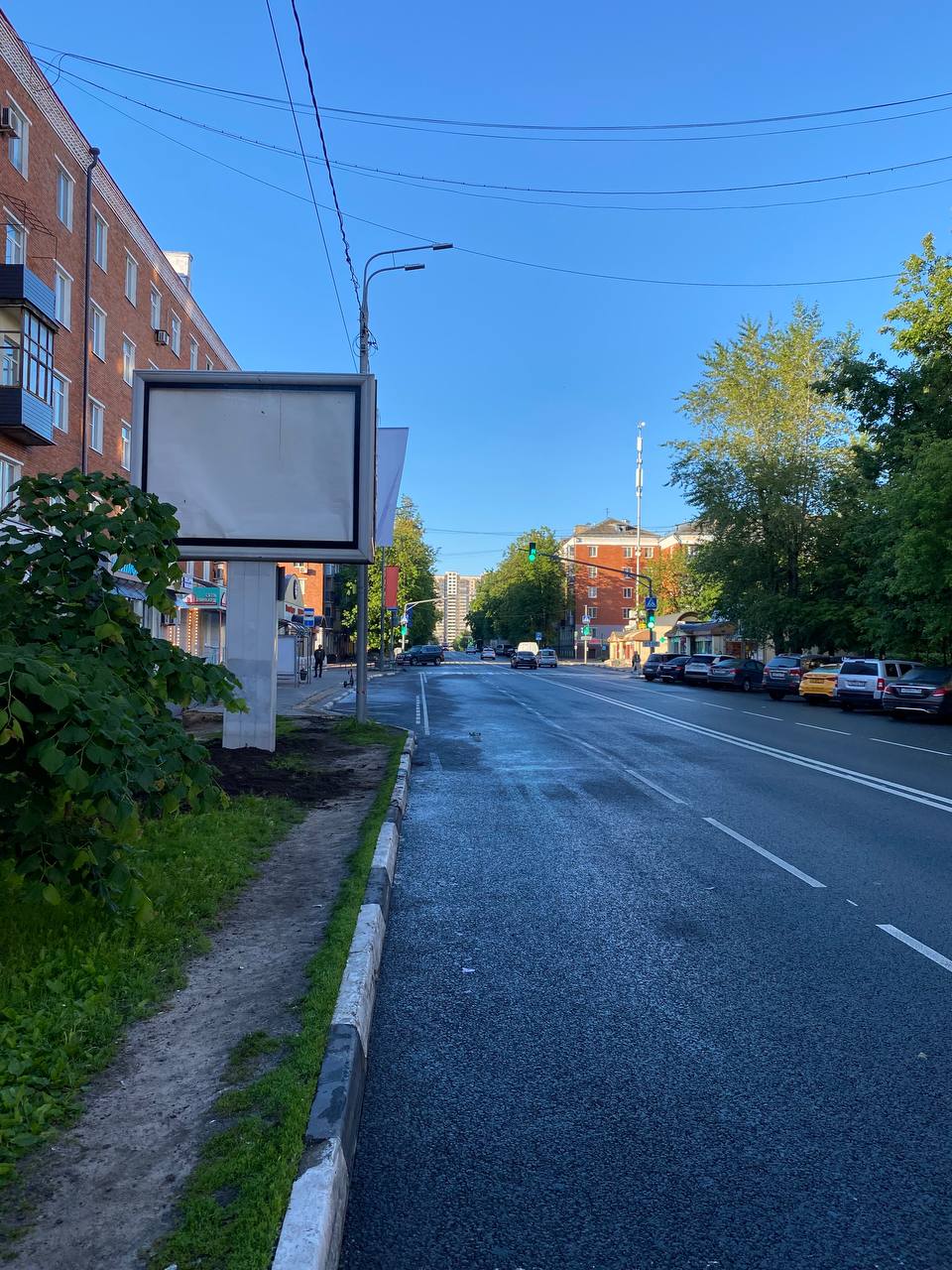 Фотография рекламного носителя, тип: Ситиборд 2.7x3.7, адрес: Советская ул., д.12, Балашиха, Московская область, Россия. Сторона B №994096