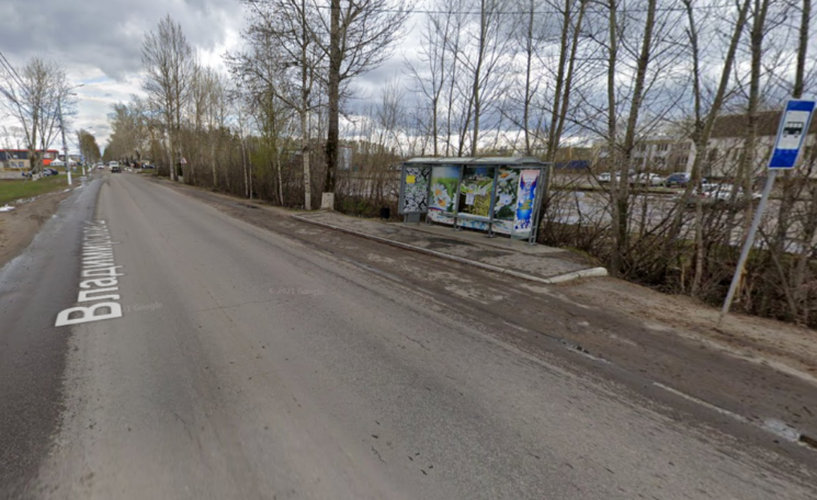 Фотография рекламного носителя, тип: Остановка 1.8x1.2, адрес: Владимирское ш., «ГАИ», Муром, Владимирская область, Россия. Сторона A №614861