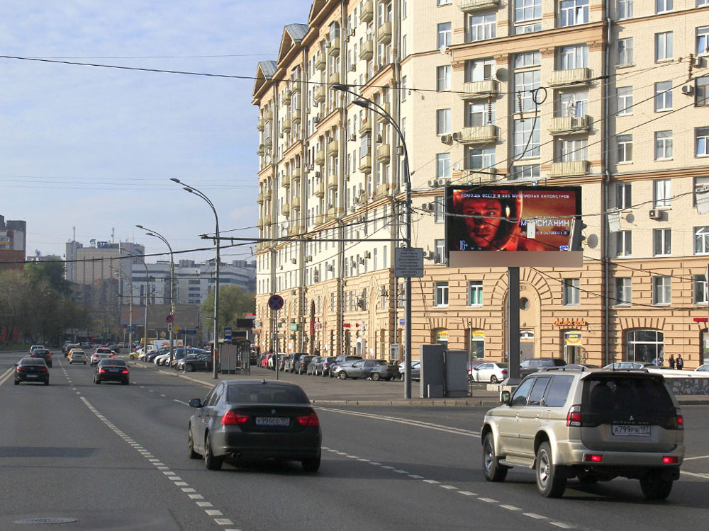 Фотография рекламного носителя, тип: Билборд 3x6, адрес: Волгоградский пр-т, д.17, стр.6, Москва, Россия. Сторона Аh1-Аh4 №938447