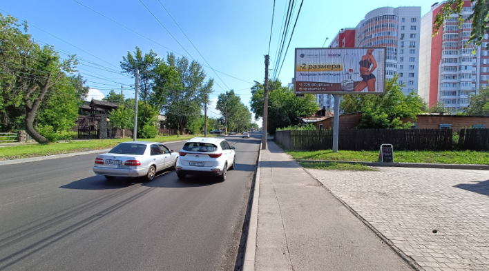 Фотография рекламного носителя, тип: Билборд 3x6, адрес: Академика Киренского ул., д.55, Красноярск, Красноярский край, Россия. Сторона А1-А3 №1097813