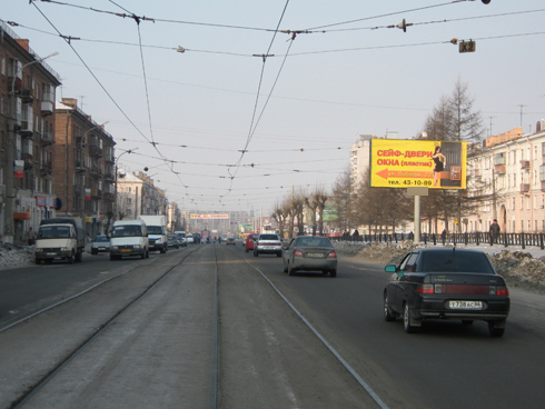 Фотография рекламного носителя, тип: Билборд 3x6, адрес: Победы ул., д.22, Нижний Тагил, Свердловская область, Россия. Сторона A №483656