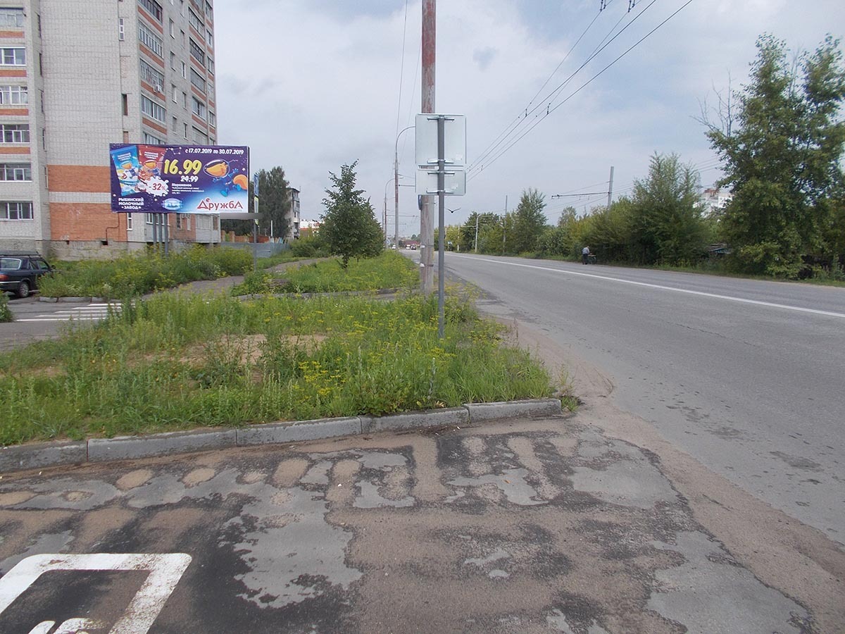 Фотография рекламного носителя, тип: Билборд 3x6, адрес: Приборостроителей ул., д.18, н-в, Рыбинск, Ярославская область, Россия. Сторона Б №957077