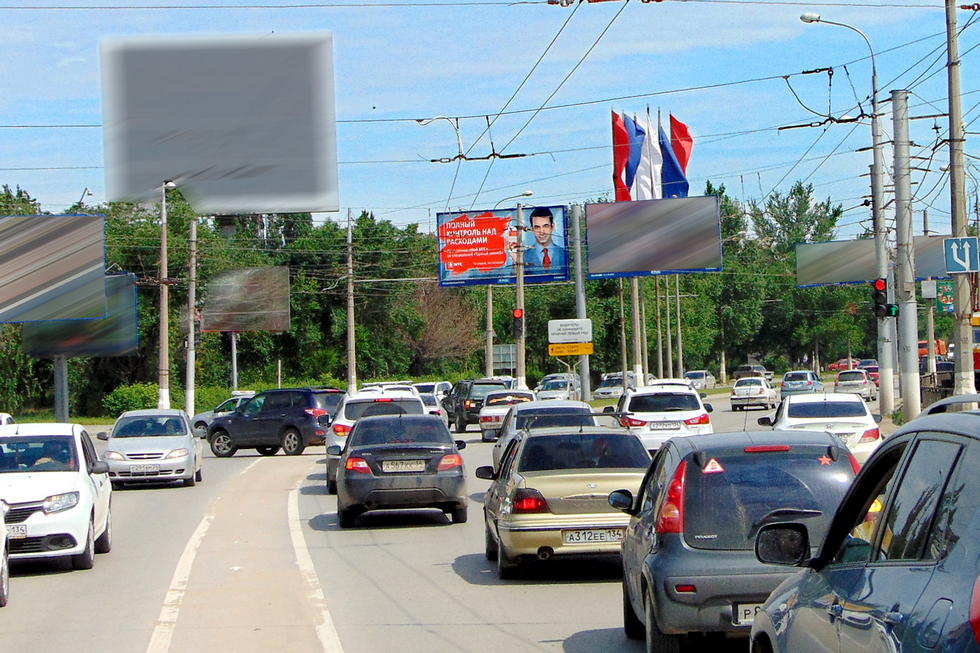 Фотография рекламного носителя, тип: Билборд 3x6, адрес: Ленина пр-т. Х Возрождения пл., Волгоград, Волгоградская область, Россия. Сторона А2 №337722