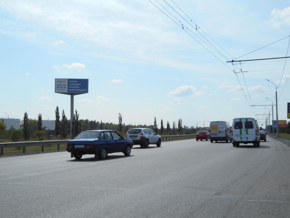 Фотография рекламного носителя, тип: Суперсайт 5x12, адрес: Суворова ул. X Кировская развязка, Омск, Омская область, Россия. Сторона А3 №1009854