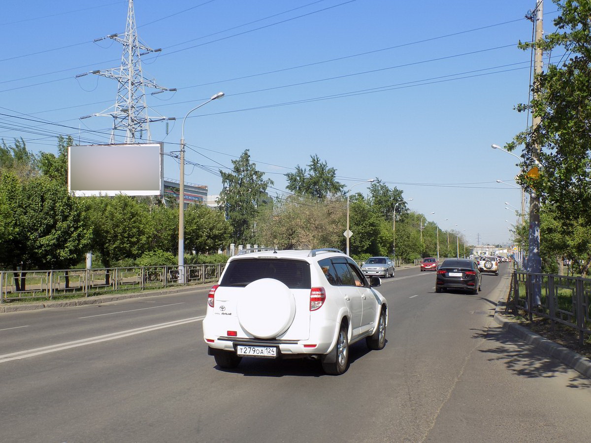 Фотография рекламного носителя, тип: Билборд 3x6, адрес: 60 лет Октября ул., д.93, Красноярск, Красноярский край, Россия. Сторона Б №848180