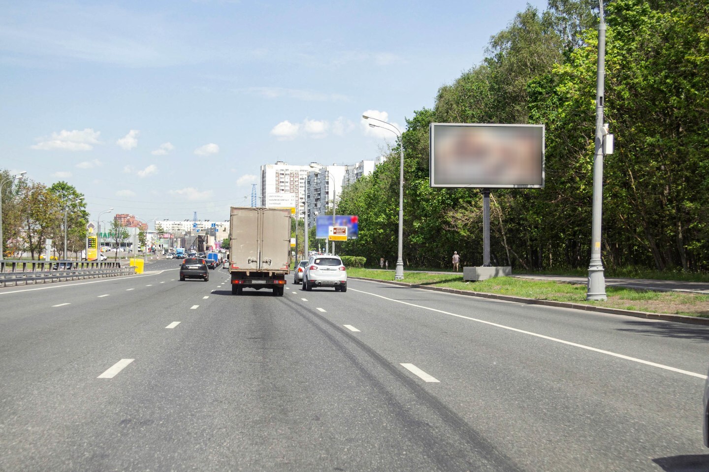 Фотография рекламного носителя, тип: Билборд 3x6, адрес: Профсоюзная ул., д.138, Москва, Россия. Сторона A1-A5 №601523