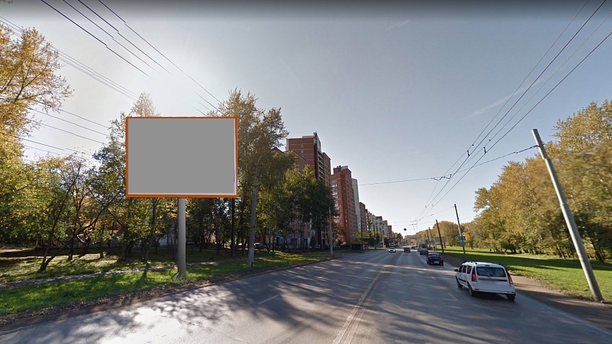 Фотография рекламного носителя, тип: Ситиборд 2.7x3.7, адрес: Космонавтов ш., д.173А, Пермь, Пермский край, Россия. Сторона Б №759135