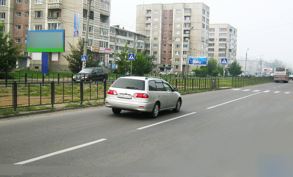 Фотография рекламного носителя, тип: Билборд 3x6, адрес: Коминтерна ул., маг. "Мир бытовой техники", Ангарск, Иркутская область, Россия. Сторона B №859995