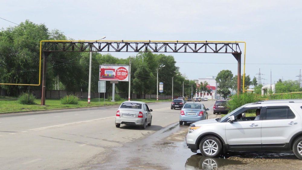 Фотография рекламного носителя, тип: Билборд 3x6, адрес: Промышленная ул., д.2, Ульяновск, Ульяновская область, Россия. Сторона B №690165