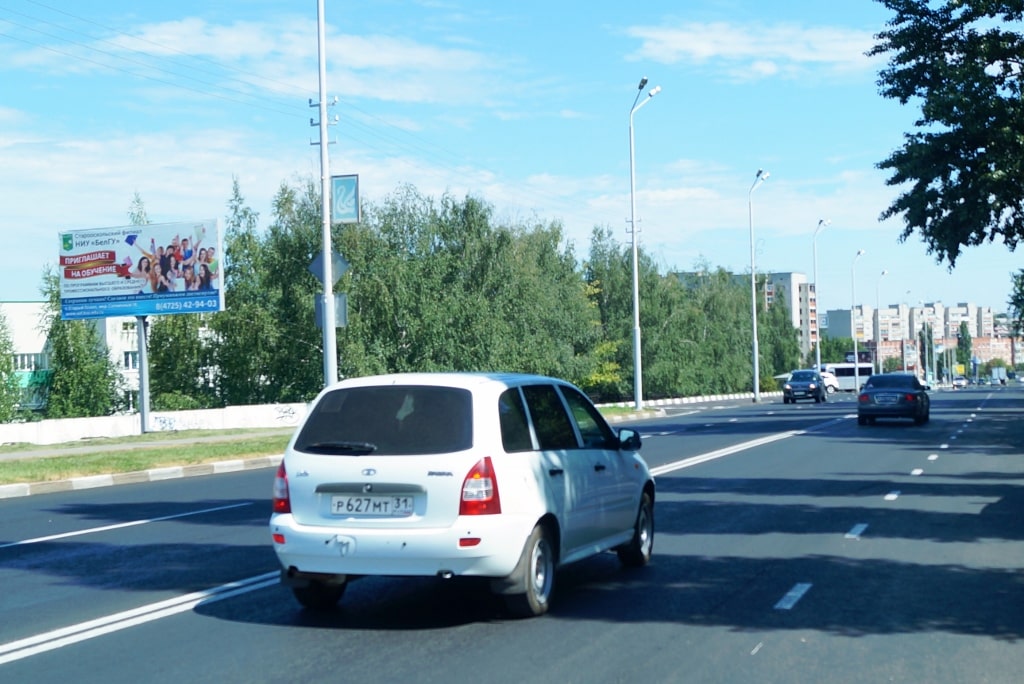 Фотография рекламного носителя, тип: Билборд 3x4, адрес: Космонавтов ул. X Королева ул., Губкин, Белгородская область, Россия. Сторона B №1010340