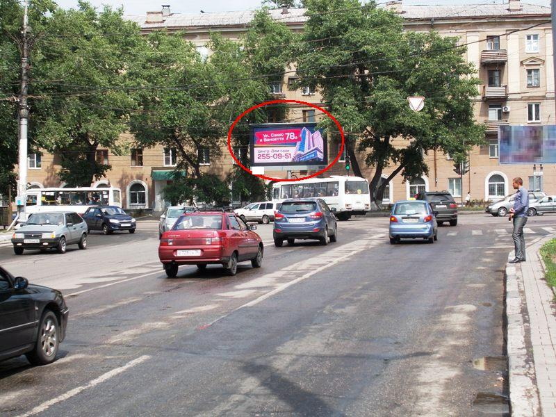 Фотография рекламного носителя, тип: Билборд 3x6, адрес: 20 лет Октября ул., д.94 Х Ворошилова ул., Воронеж, Воронежская область, Россия. Сторона Аh1-Аh10 №992709