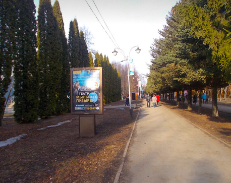 Фотография рекламного носителя, тип: Ситиформат 1.8x1.2, адрес: Им. 60 летия СССР пр-т., поз.8, Липецк, Липецкая область, Россия. Сторона A1 №1055473