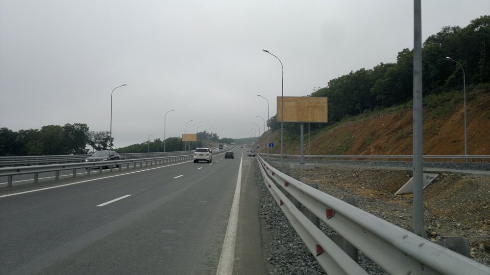 Фотография рекламного носителя, тип: Билборд 3x6, адрес: Седанка-Патрокл а/д., 25 130м, Владивосток, Приморский край, Россия. Сторона А №756699