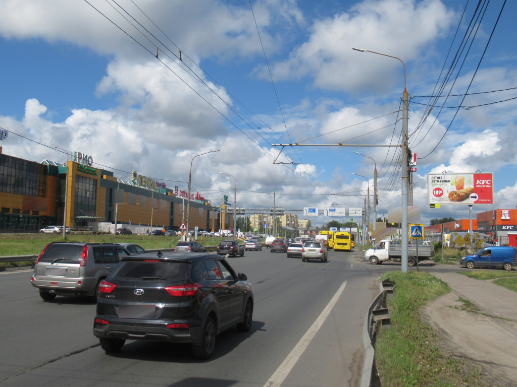 Фотография рекламного носителя, тип: Билборд 3x6, адрес: Тутаевское ш., д.2, поз.1, Ярославль, Ярославская область, Россия. Сторона A1-A3 №635867
