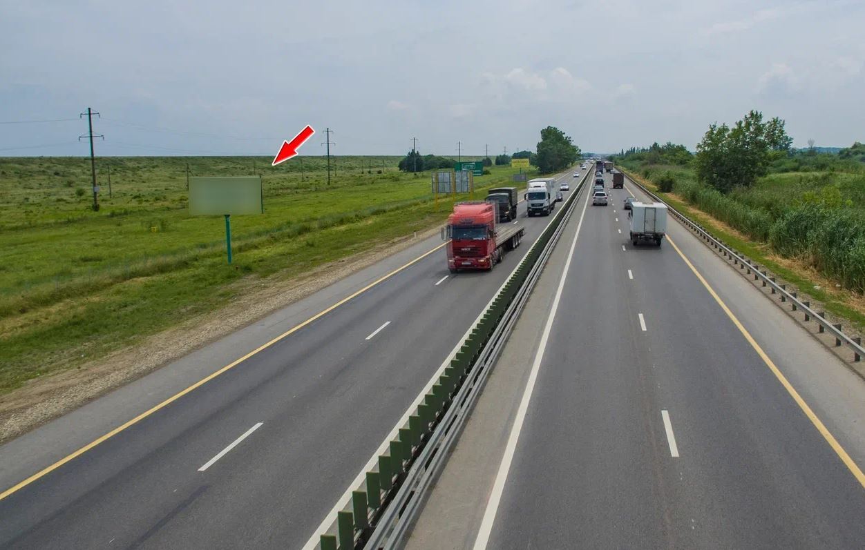 Фотография рекламного носителя, тип: Билборд 3x6, адрес: М-4 Дон а/д, 1347 650м, Краснодар, Краснодарский край, Россия. Сторона Б №602498