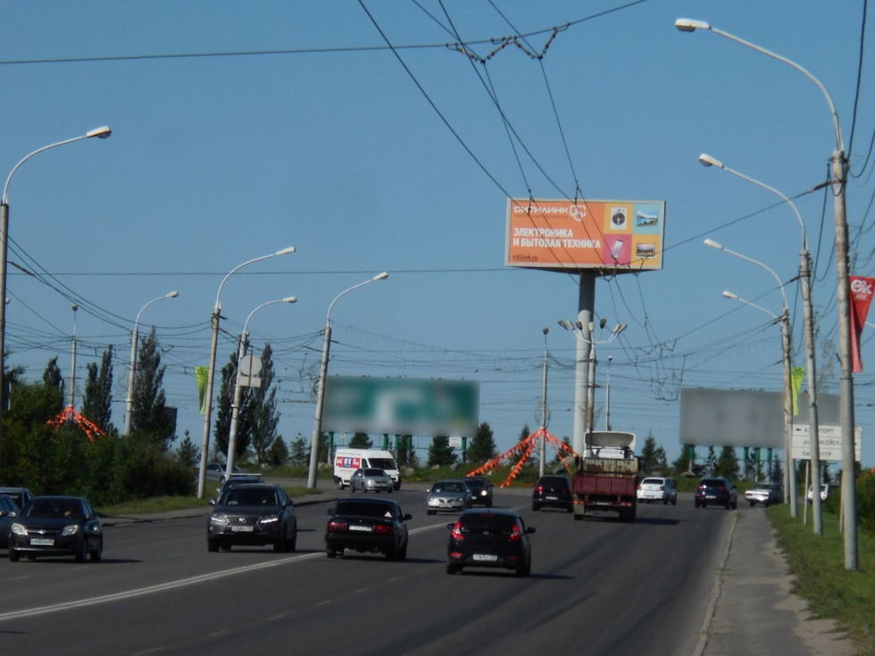 Фотография рекламного носителя, тип: Суперсайт 5x12, адрес: Суворова ул. X Кировская развязка, Омск, Омская область, Россия. Сторона А1 №1009852