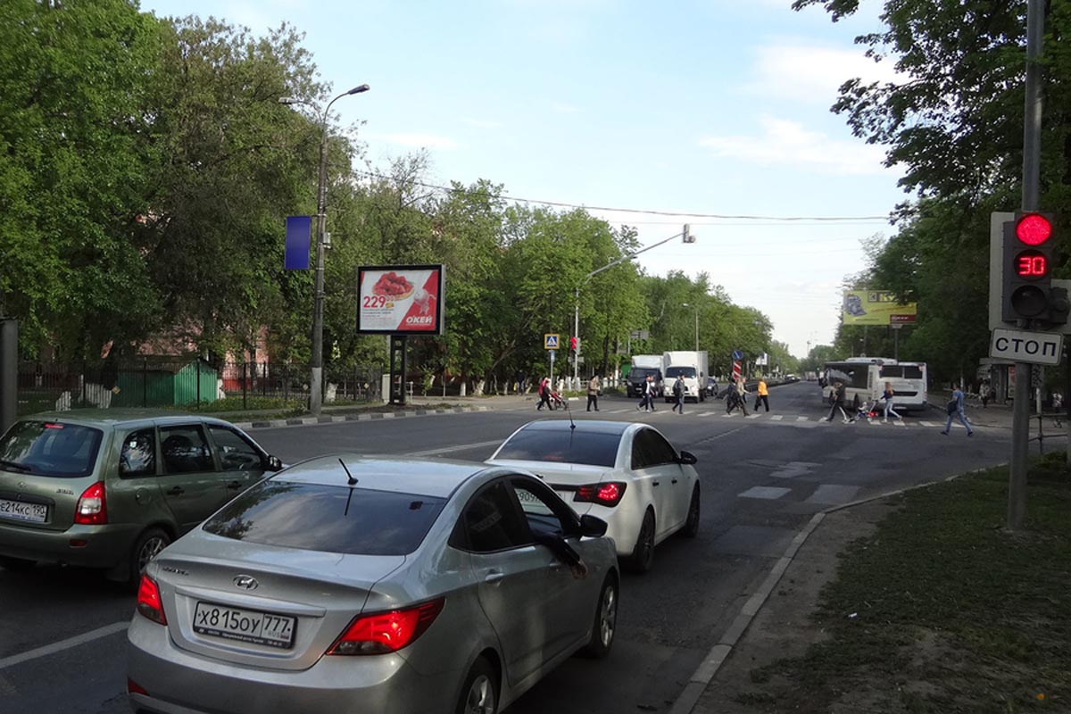 Фотография рекламного носителя, тип: Ситиборд 2.7x3.7, адрес: Октябрьский пр-т., д.349a, Люберцы, Московская область, Россия. Сторона В №701549