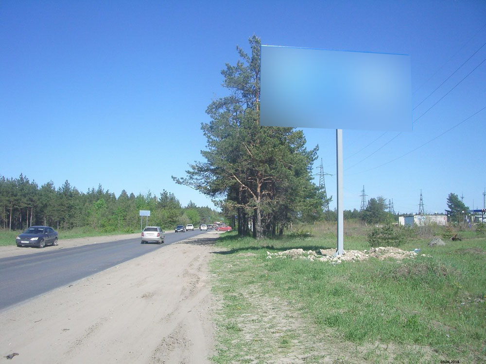 Фотография рекламного носителя, тип: Билборд 3x6, адрес: Дзержинск г., Заревская объездная а/д., 2 780м, Нижний Новгород, Нижегородская область, Россия. Сторона A №438602