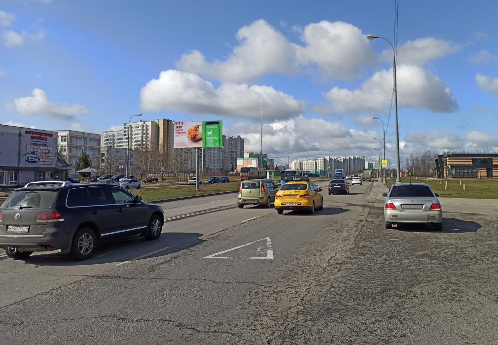 Фотография рекламного носителя, тип: Билборд 3x6, адрес: Бартеневская ул., д.23, Москва, Россия. Сторона Б №816102