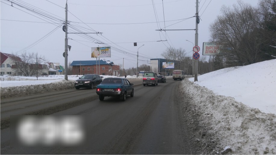 Фотография рекламного носителя, тип: Билборд 3x6, адрес: Мира пр-т., д.12а, Томск, Томская область, Россия. Сторона Б №421683