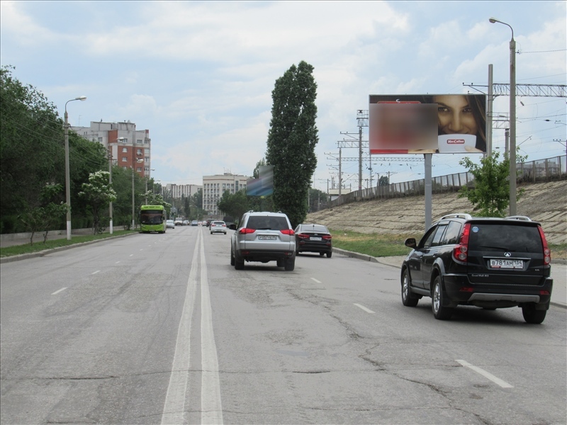 Фотография рекламного носителя, тип: Билборд 3x6, адрес: Глубокоовражная ул. Х Володарского ул., Волгоград, Волгоградская область, Россия. Сторона А №618018