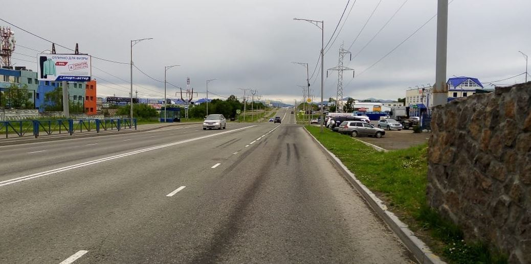 Фотография рекламного носителя, тип: Билборд 3x6, адрес: Вулканная ул., д.59, Петропавловск-Камчатский, Камчатский край, Россия. Сторона B №1041579