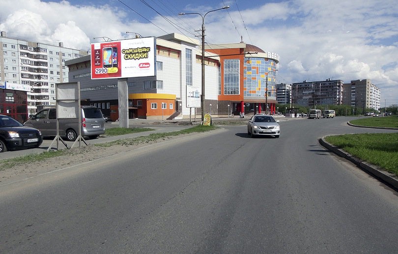 Фотография рекламного носителя, тип: Билборд 3x6, адрес: Московский пр-т. Х Галушина ул., Архангельск, Архангельская область, Россия. Сторона Б №667280