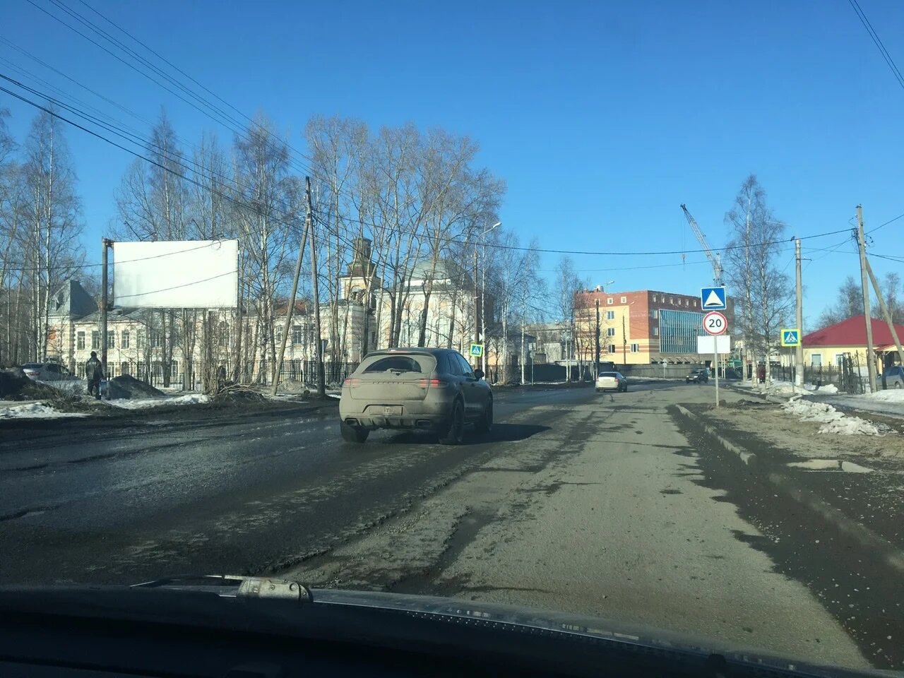 Фотография рекламного носителя, тип: Билборд 3x6, адрес: Обводный канал Х Суворова ул., Архангельск, Архангельская область, Россия. Сторона В №765898