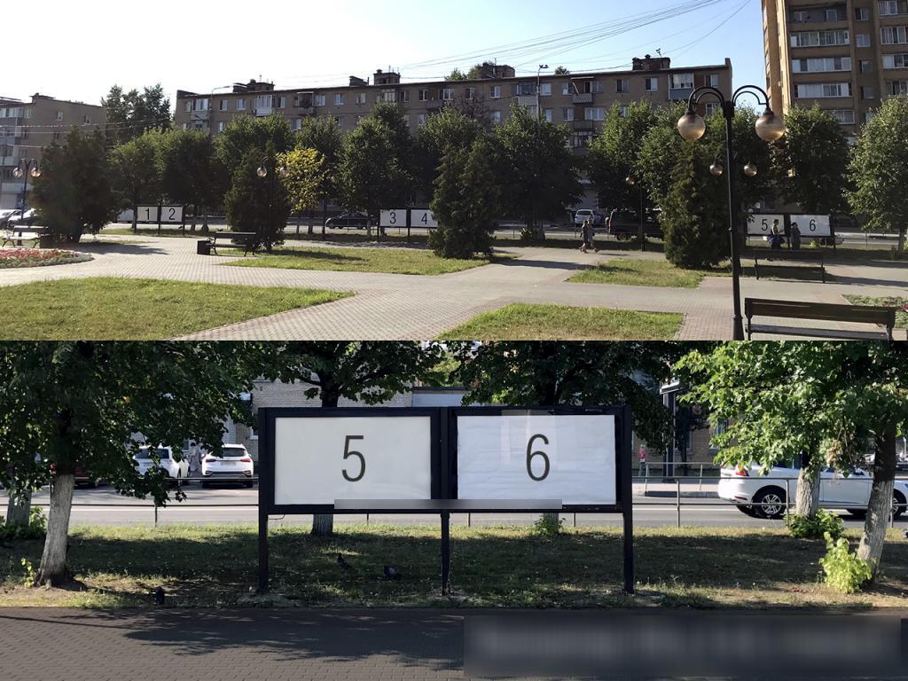 Фотография рекламного носителя, тип: Дорожное ограждение, адрес: Ворошилова ул., д.130а, поз.6, Серпухов, Московская область, Россия. Сторона A №1000901